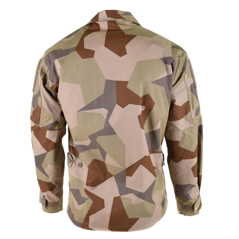 Echte schwedische Armee M90 ​​Jacke Wüstentarn Feldtruppen leichtes Hemd NEU