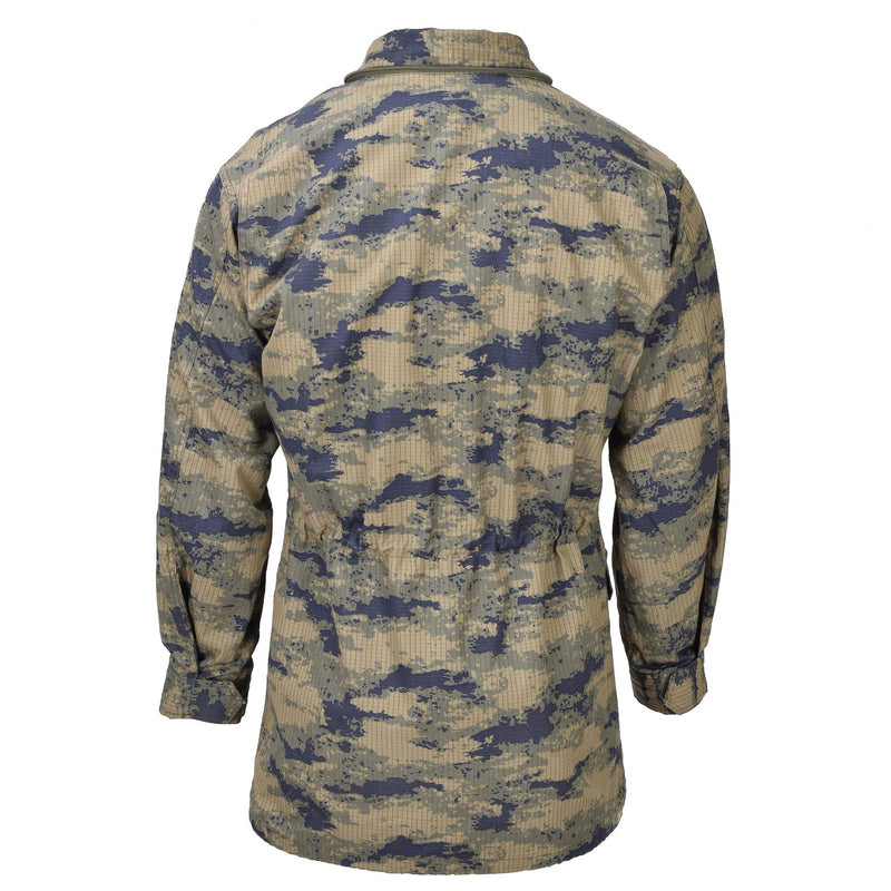 Original türkischer Militär-Digital-Camouflage-Parka mit Futter aus strapazierfähigem Ripstop