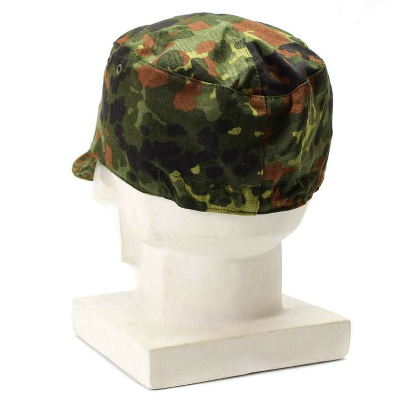 Echte Original Bundeswehr Luftwaffe Mütze Flecktarn Camo Schirmmütze Militär NEU