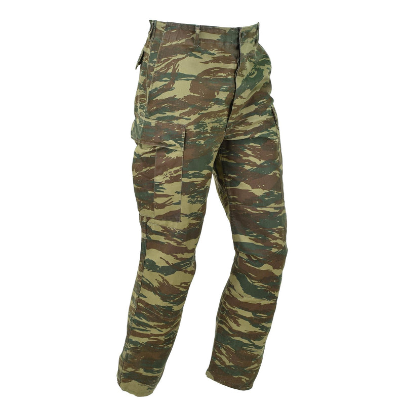 Original BDU-Hose der griechischen Armee mit Eidechsen-Tarnmuster, griechische Militär-Überschusshose