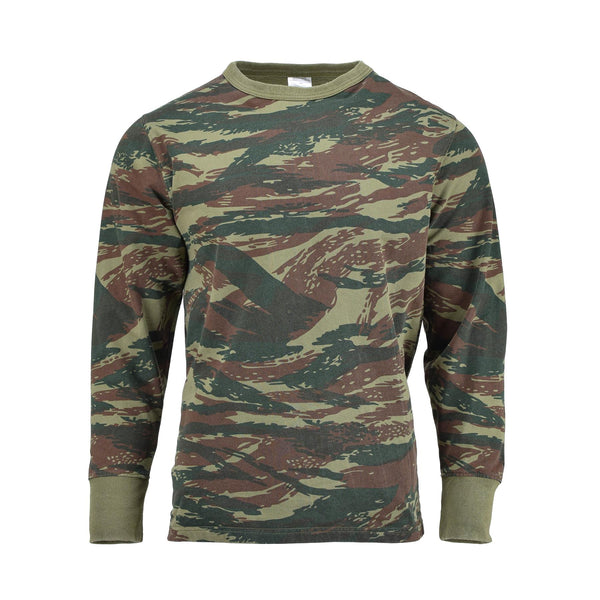 Original griechische Armee Sweatshirt Griechenland Militär Sportbekleidung Shirts Eidechsen Camouflage