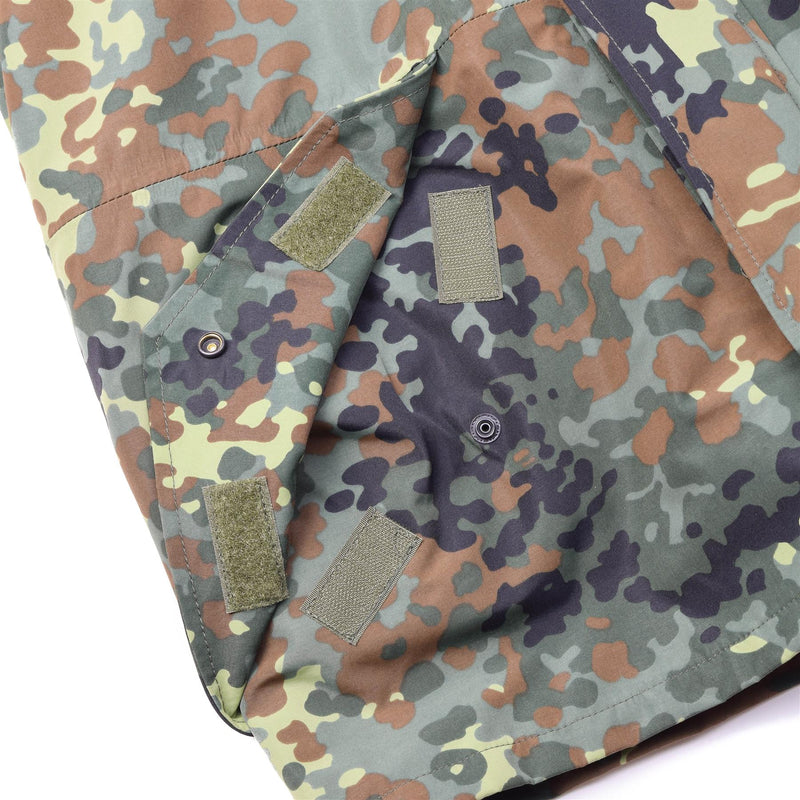 Mil-Tec Bundeswehr Parka mit GoreTex Futter, Camouflage, Flecktarn, wasserdichte Herrenjacke