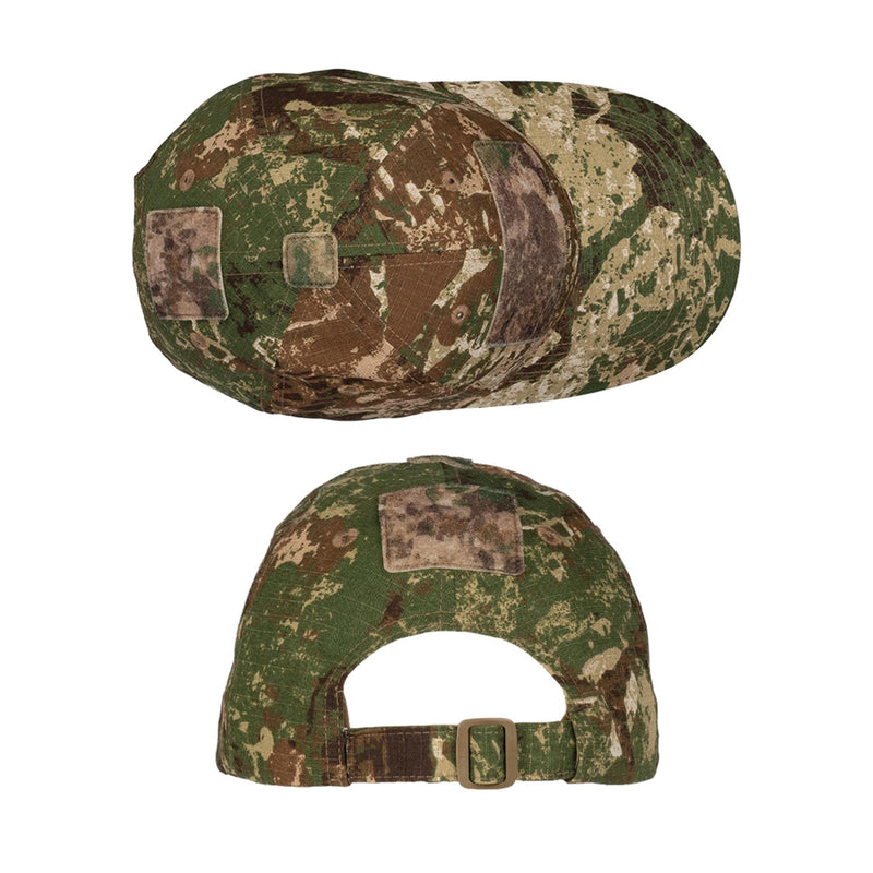 MIL-TEC Base Cap im Militärstil, Camouflage, leicht, verstellbare Patchplatten