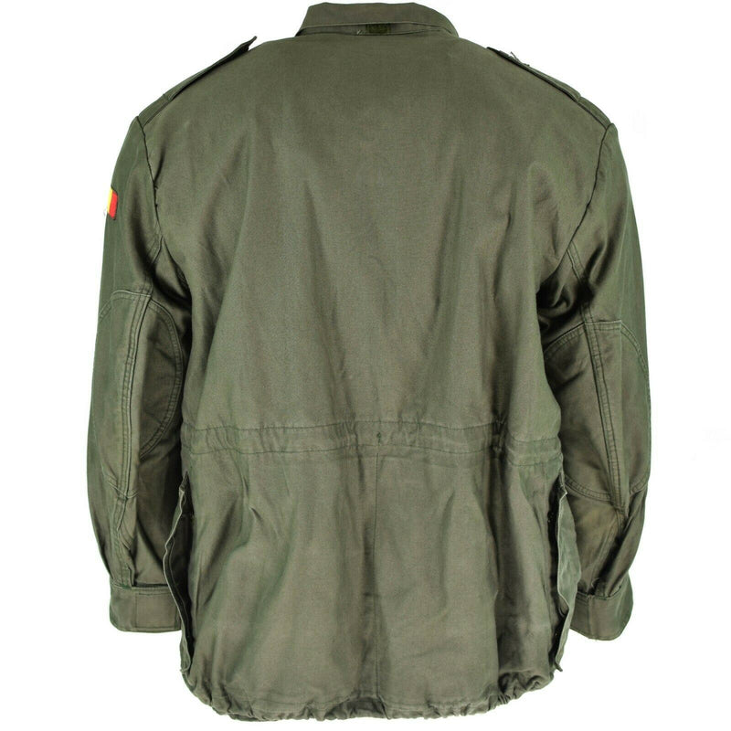 Echte belgische Armee Feldjacke M64 Militär Baumwolle wasserdicht Parka Olive OD