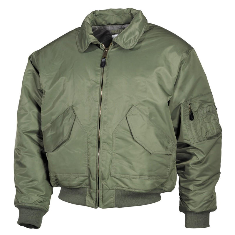 Bomber-Fliegerjacke im US-Army-Stil, Luftwaffencrew, oliv, Uniform für kaltes Wetter