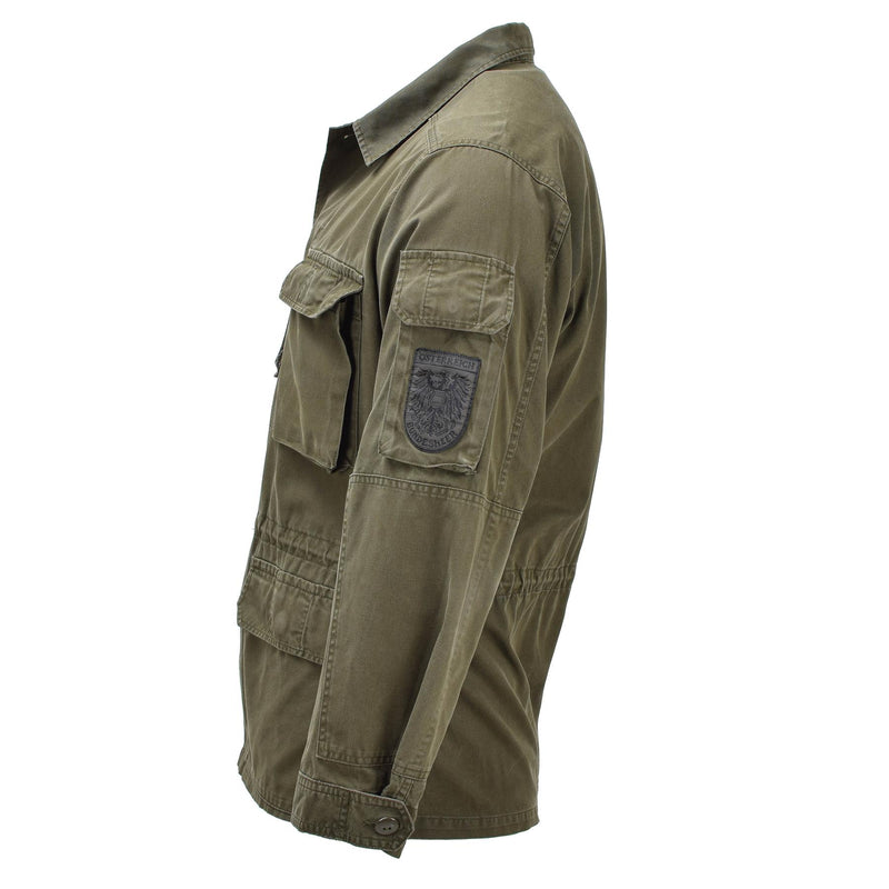 Original österreichische Militärjacke oliv Feldkampf Truppen Armee Outdoor