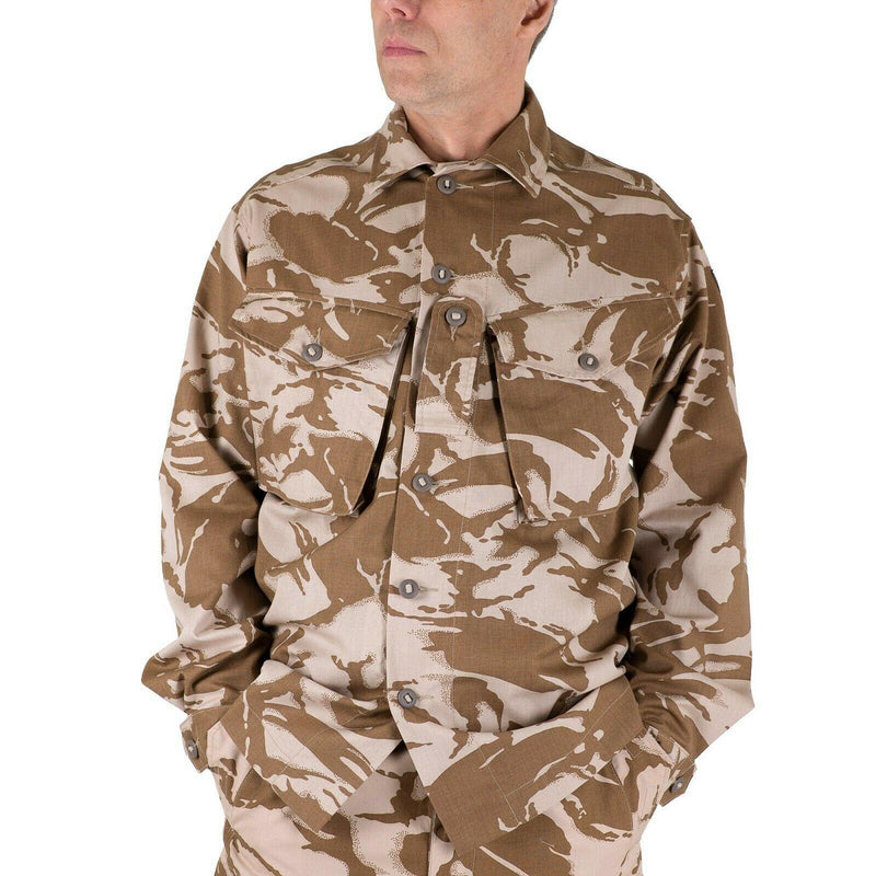 Original britische Armee Militär Kampf Wüste Feldjacke Hemd leichtes NEU