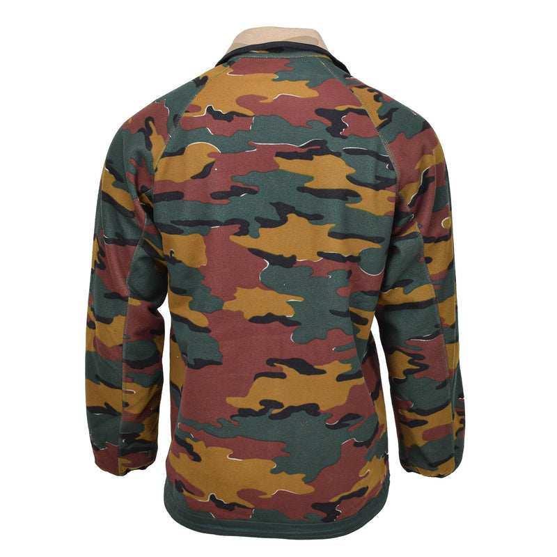 Original belgische Armee Fleecejacke, wendbarer Windstopper BDU Jigsaw Pullover