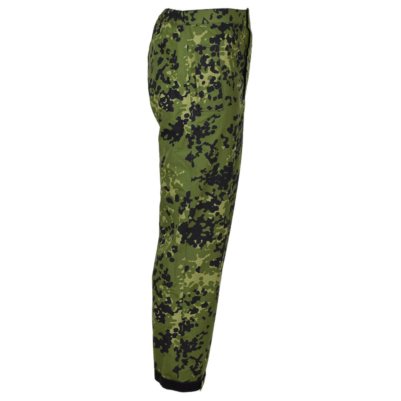 Original dänische Militär M84 Camouflage Regenhose wasserdichte Feldkampfhose