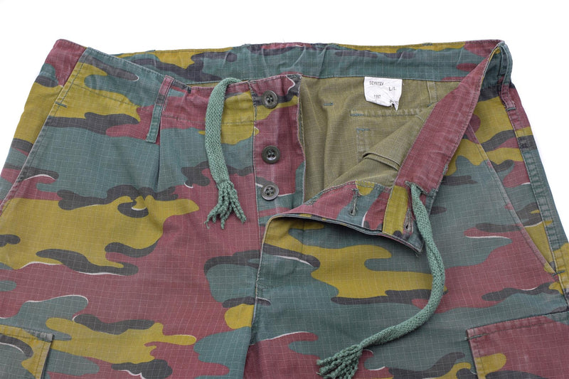 Original belgische Armee Feld Kampfhose Rip Stop Hose Militär Überschuss