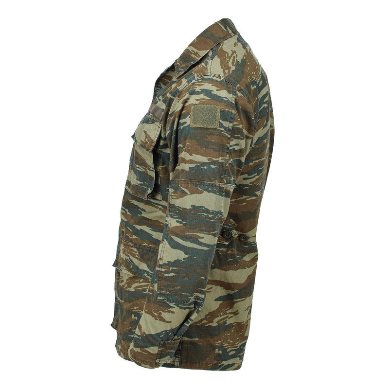 Original griechische Militär Feld BDU Jacke Eidechsentarnung griechische Armee Hemden