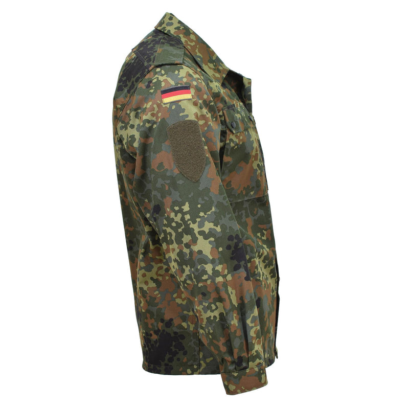 Leo Kohler taktische Militärhemden Flecktarn Camouflage leichte Kampf BW Jacke