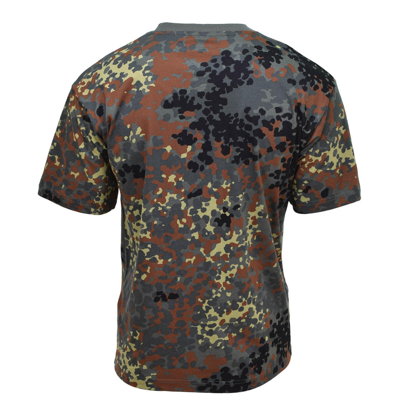 MFH US Militär-Style Sportswear T-Shirts BW Camouflage leicht atmungsaktiv