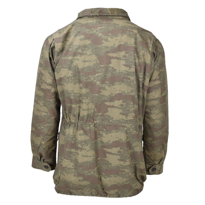 Original türkische Militär-Fallschirmjäger-Jacke Parka Camouflage Ripstop gefüttert Armee