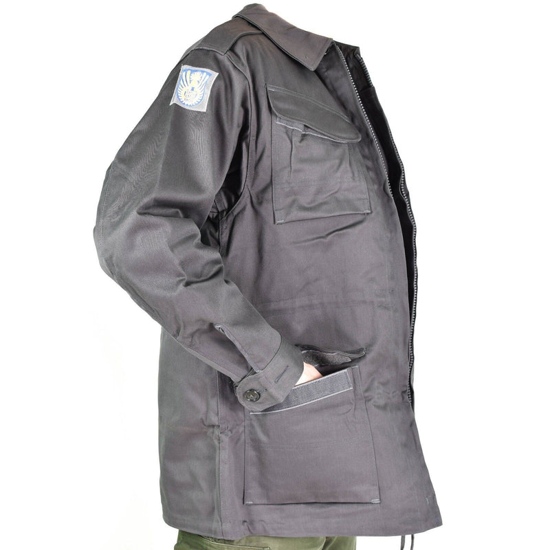 Original dänische Armee Kampfjacke M71 Dänemark Militär grau Feld Überschuss