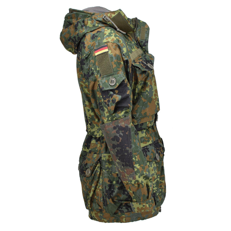 Leo Kohler Militär Ripstop Smock Jacke Flecktarn Camouflage Tactical Cordura