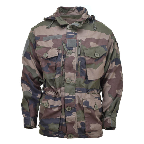 Echte französische Militärjacke Felin F3, CCE Ripstop, mit Kapuze, Überschuss, NEU