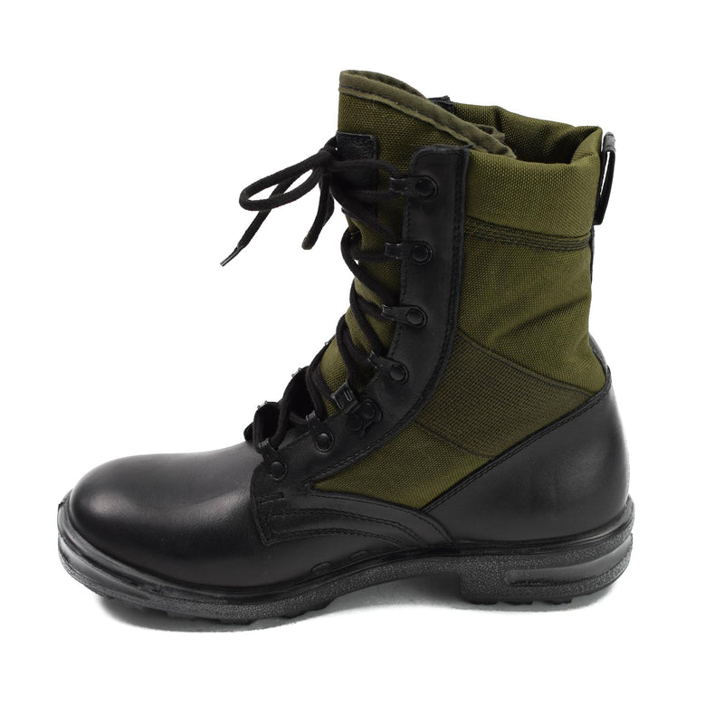 Original Bundeswehr Tropenstiefel BALTES schwarz/olivgrün Militär Überschuss NEU