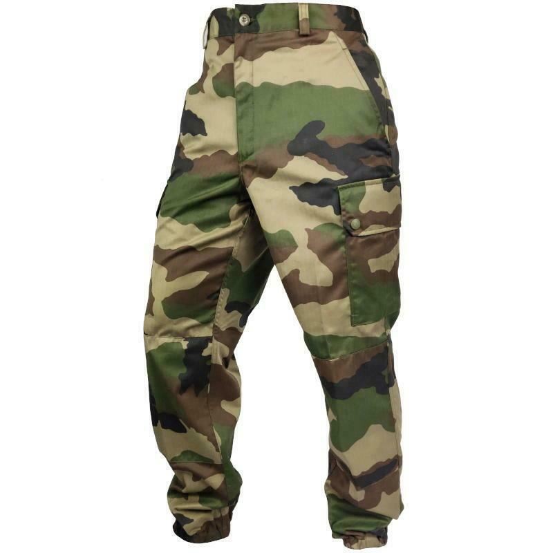 Echte französische Armee Kampfhose Militär CCE Camouflage T2 Hose Frankreich NEU