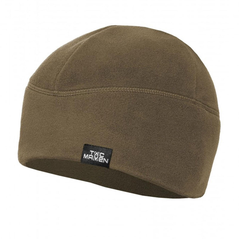 fleece watch hat brown color