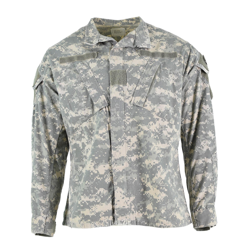 Echte US Army Truppen Feldjacke BDU digital ACU Camouflage Shirts Militärausgabe