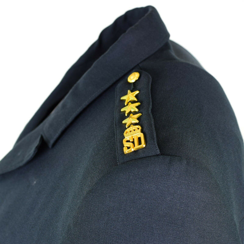 Echte schwedische Armee Infanterie blaue Paradeuniform Schweden Militäranzug Jacke