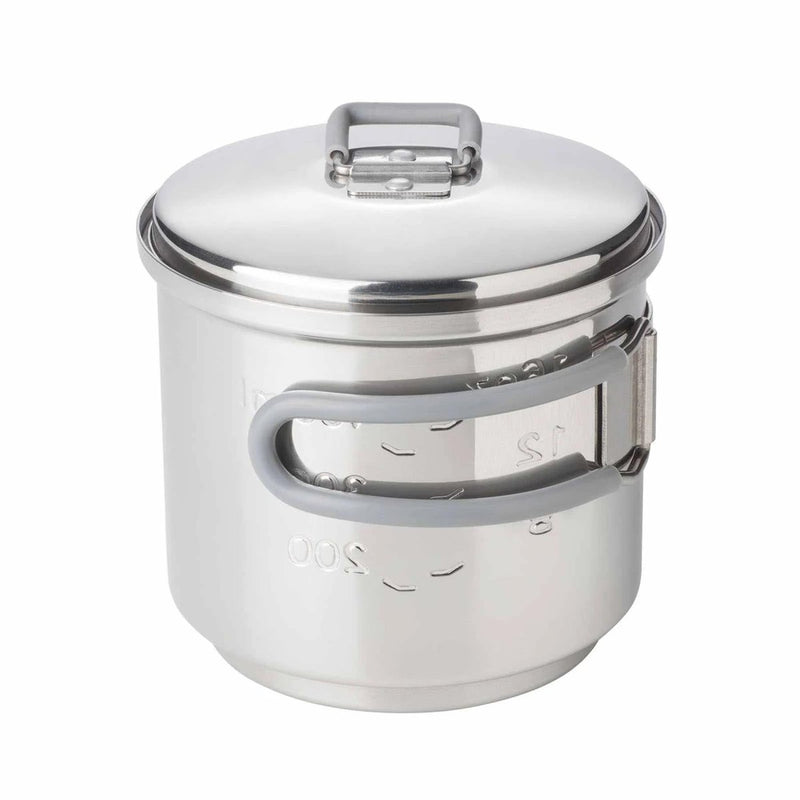 ESBIT Solid Fuel Cooking Set Lightweight Stand 585ml Stainless Steel Pot