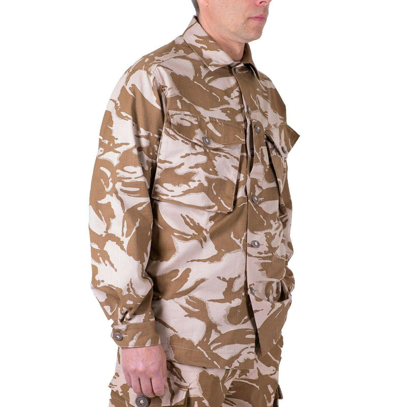 Original britische Armee Militär Kampf Wüste Feldjacke Hemd leichtes NEU