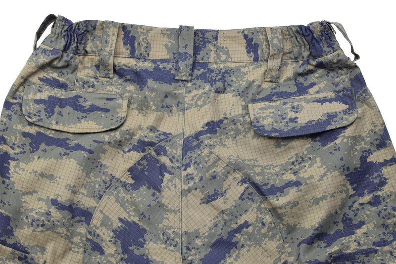 Original türkische Armee blau digital camo taktische Hose Ripstop Kampfhose