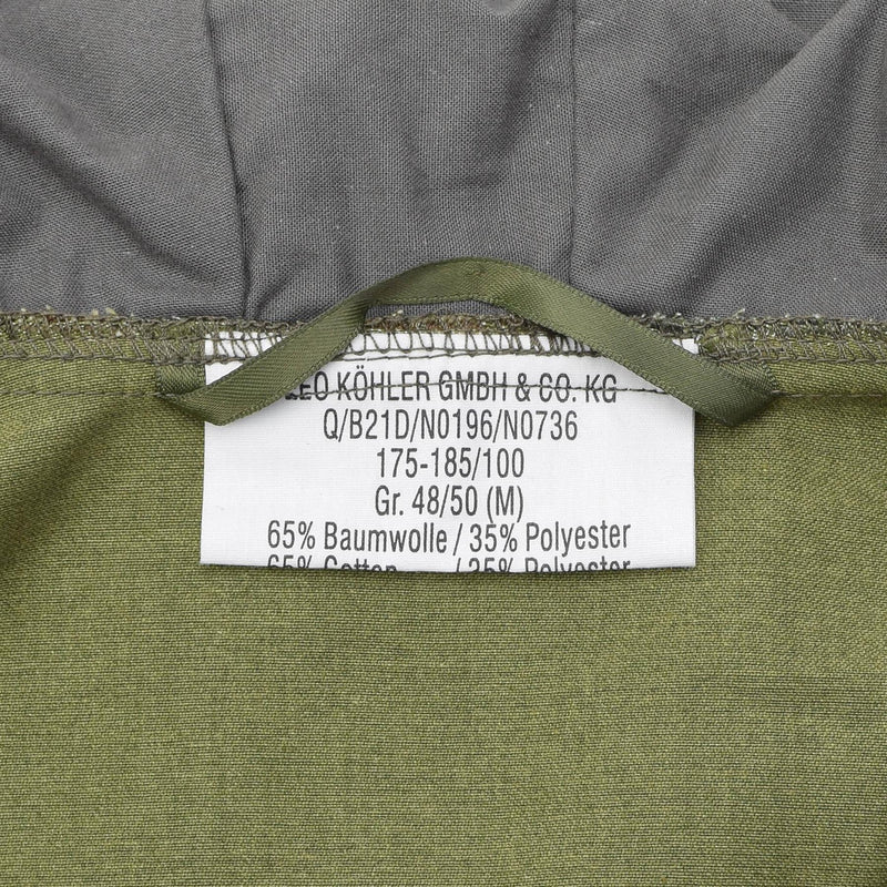 Leo Kohler Militär KSK Smock Taktische Jacke mit Kapuze Feldarmee Flecktarn Camo