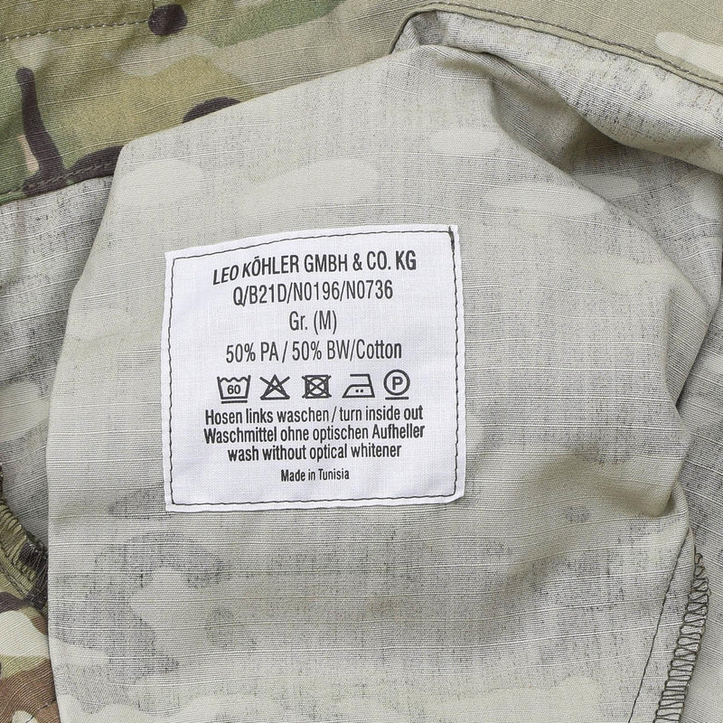 Leo Kohler Cargohose verstärkte Ripstop ACU Diensthose MTP camouflage