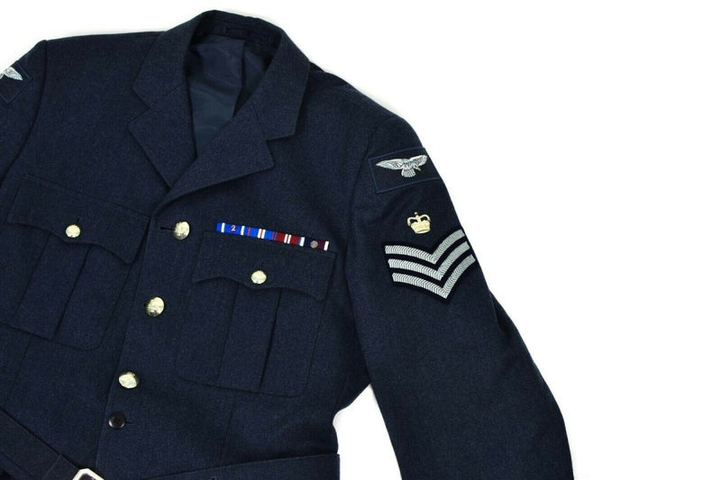 Echte britische Militärjacke der Air Force RAF, blau, Militärausgabe, NEU