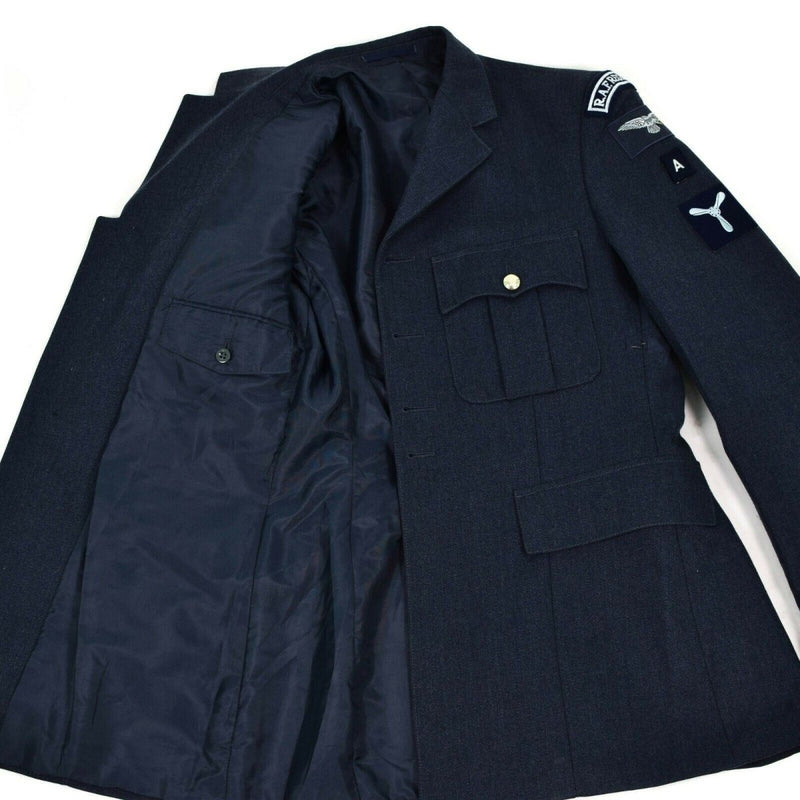 Echte britische Militärjacke der Air Force RAF, blau, Militärausgabe, NEU