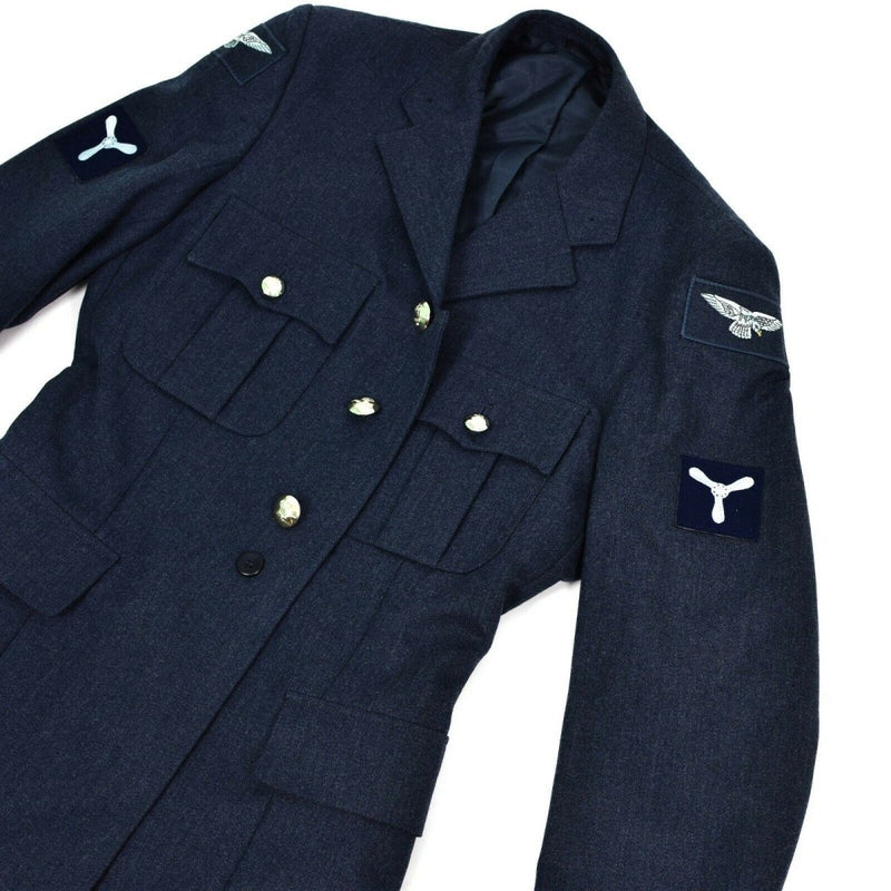 Echte britische Militärjacke der Air Force RAF, blau, Militärausgabe, NEU