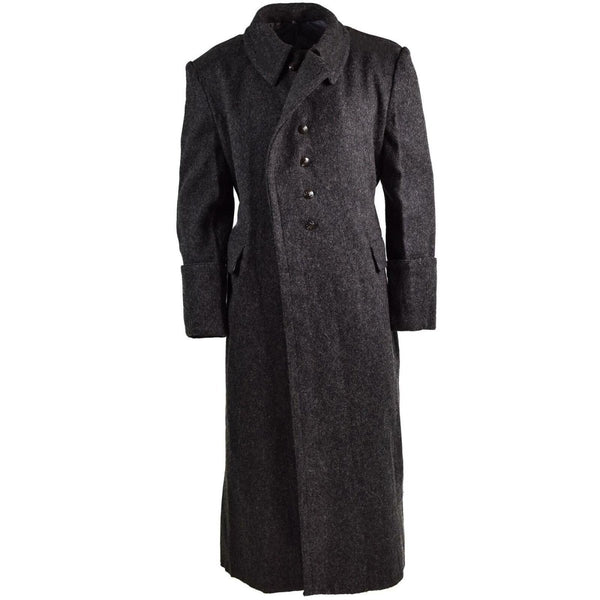 Echter bulgarischer Trenchcoat Militärarmee Wollmantel Schwerer Winter Herren