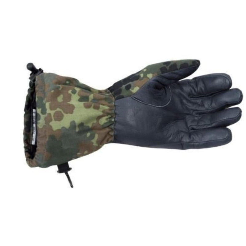 Echte deutsche Armee Flecktarn Camo Winter warme Kampfhandschuhe gefüttert Militär