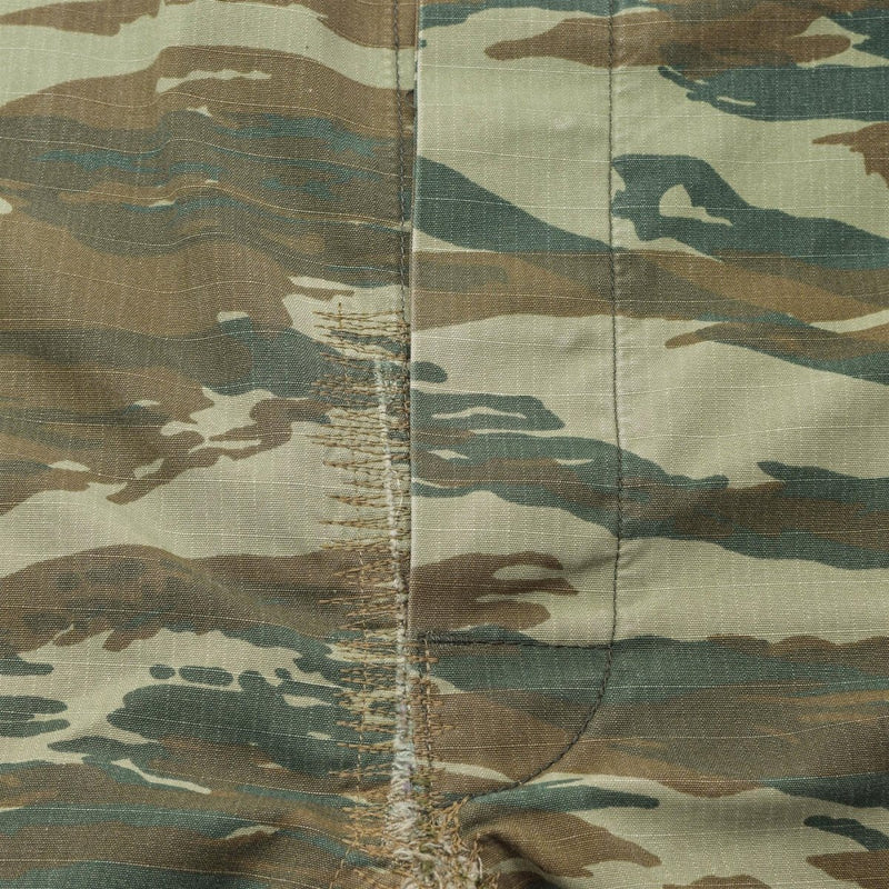 Echte BDU-Hose der griechischen Armee, Eidechsen-Camouflage, Ripstop, griechische Militär-Überschusshose