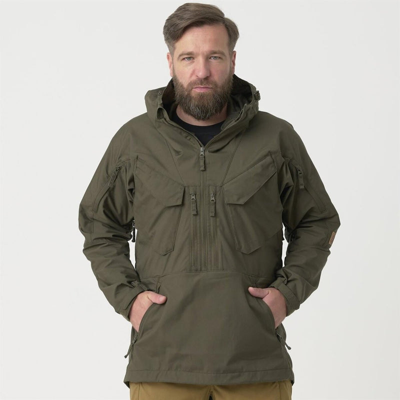 Helikon-Tex Piligrim Anorak Jacke, feuerfest, schnelltrocknend, wachsbar, Bushcraft