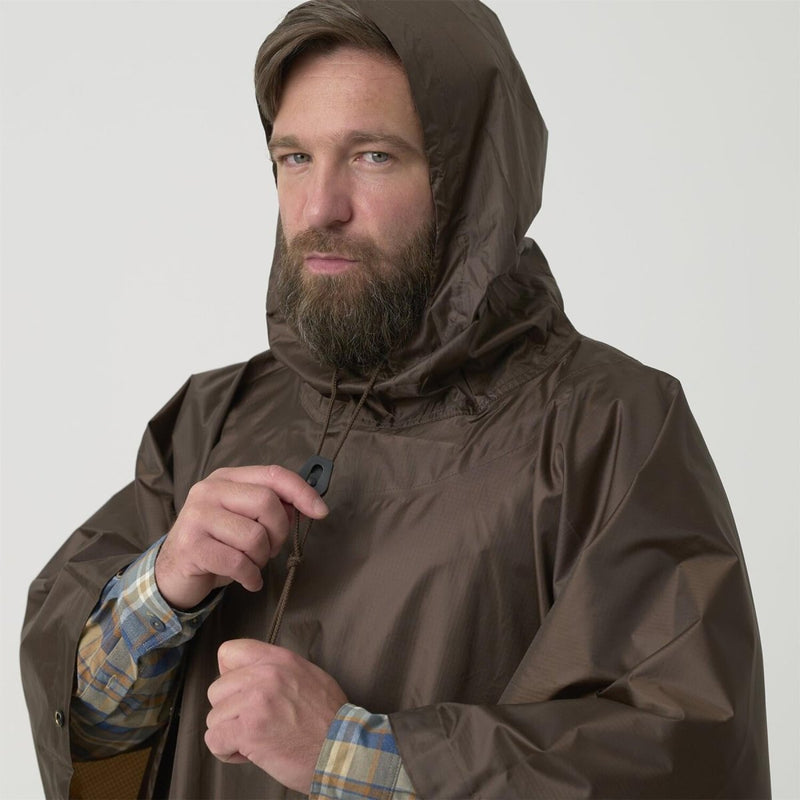 Helikon-Tex US Army Model Poncho, leichte, wasserdichte taktische Regenbekleidung