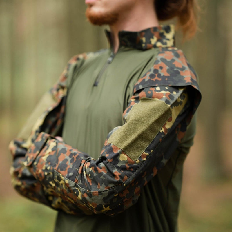 MFH Marke US Militär Stil Hemden Flecktarn Camouflage Kampf taktische Feld NEU