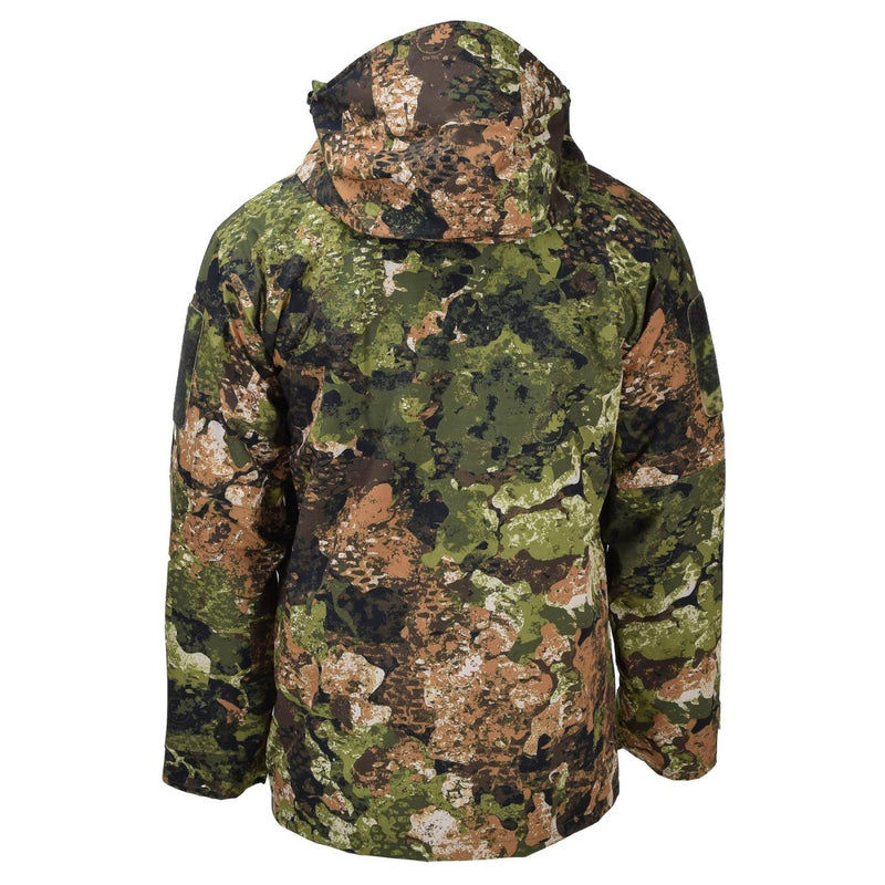 MIL-TEC Army Regen-/Nässeschutzjacke Gen II mit Fleecefutter wasserdichte Kapuze