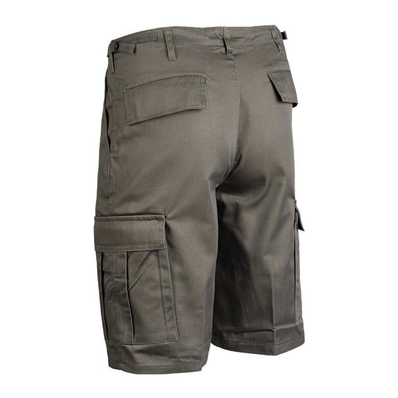 Olivgrüne Soldatenuniform-Bermudashorts BDU im Militärstil der Marke Mil-Tec