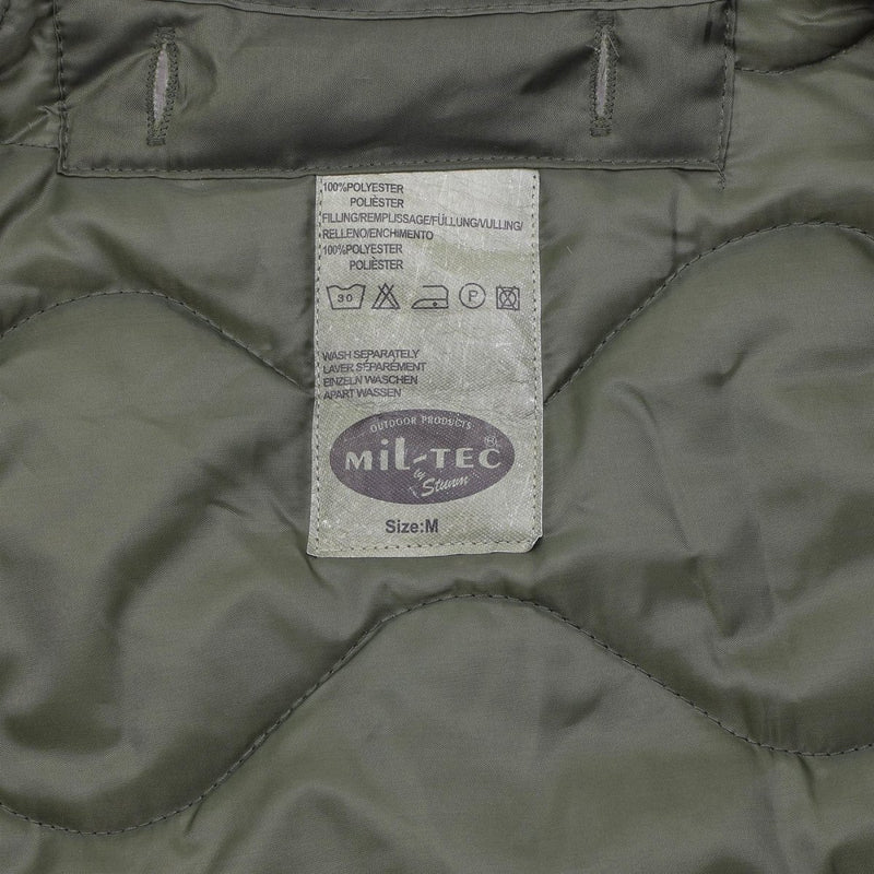 MIL-TEC Parka M65 US Army Style Jacke Abnehmbares Thermofutter Versteckte Kapuze OD