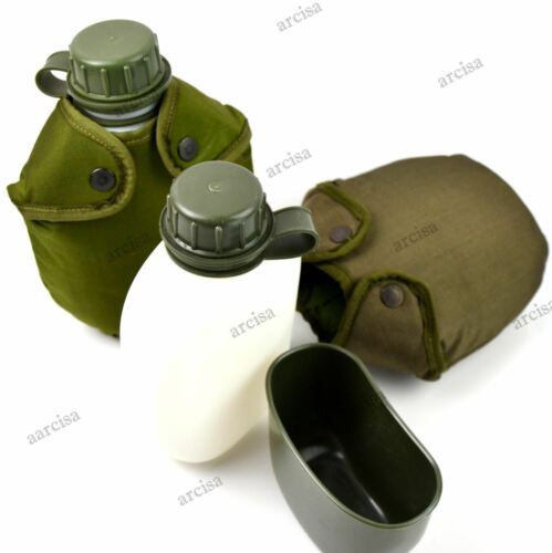 Original Armee Trinkflasche M48 Norwegische Wasserflasche Militär Feldflasche Norwegen