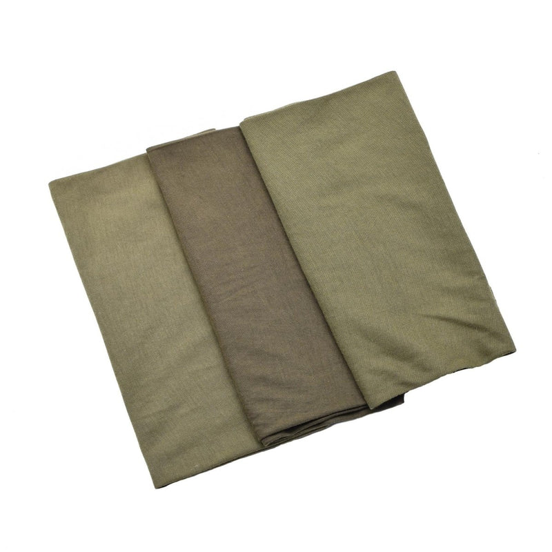 Original British military olive neck gaiter military surplus