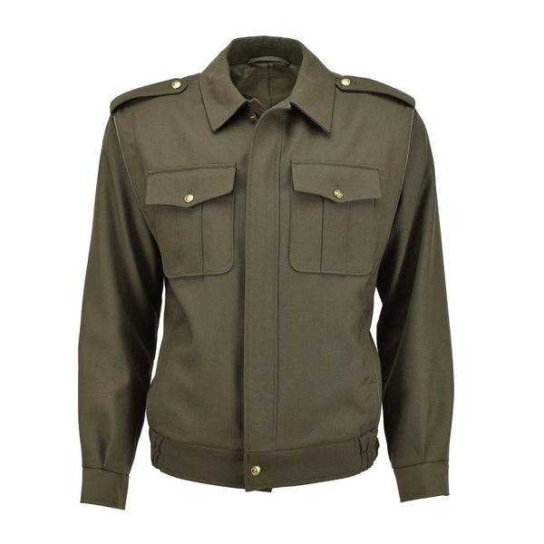 Original tschechische Armee Blouson Feldtruppen lässige militärische olivgrüne Bluse Jacke NEU