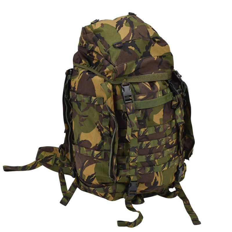 Original niederländischer militärischer taktischer Rucksack 60L MOLLE Loops DPM Woodland Camo