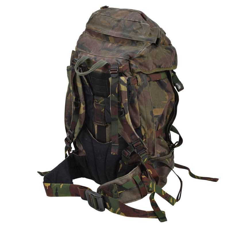 Original niederländischer militärischer taktischer Rucksack 60L MOLLE Loops DPM Woodland Camo