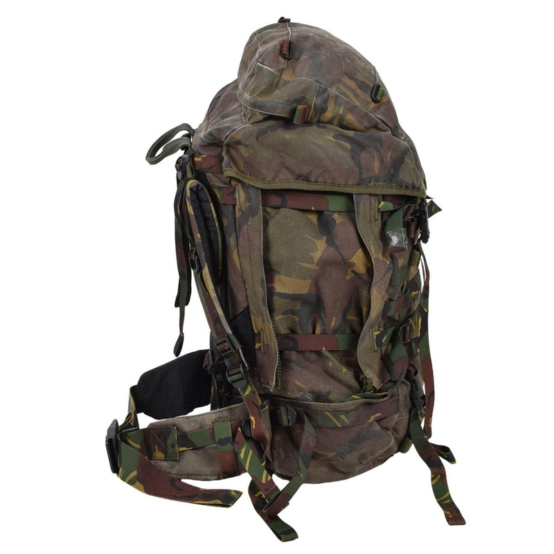 Original niederländischer militärischer taktischer Rucksack 60L MOLLE Loops DPM Woodland Camo