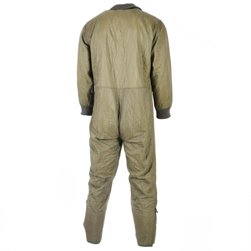 Original Deutscher Militär Jumpsuit Liner Isolierte Kaltwetterausrüstung Oliv